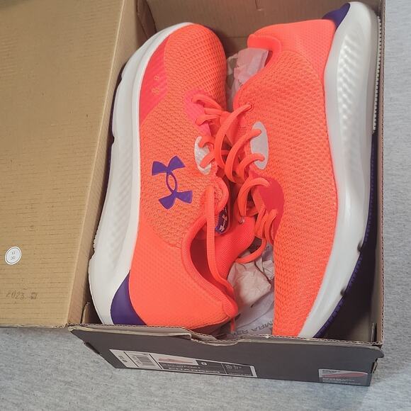 Under Armour Other - Under Armour Charged Pursuit 3 Men’s Sneakers Bolt Red/Bauhaus Blue 3024878-600
